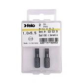 Бита FELO 8,0х1,2х25 мм TIN, 1/4, С 6,3, ВОХ (2 шт.) (02080067)