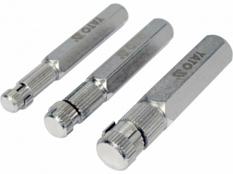 YATO Знаряддя для викручування ніпелів YATO 3/8", 1/2", 3/4", 3 елем.  | YT-21793