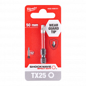 MILWAUKEE Біта SHOCKWAVE , TX25, 50мм (1шт) | 4932430881