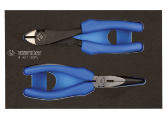 KING TONY Набір шарнірно-губцевого інструменту 2 предмети (EVA FOAM)