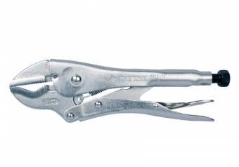 KING TONY Зажим с фиксатором, L=254 мм, хром | 6012-10N