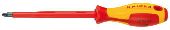 KNIPEX Викрутка для гвинтів з хрестовим шліцом Pozidriv 98 25 02 | 98 25 02