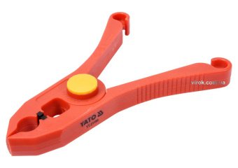 YATO Струбцина-"прищіпка" діелектрична ізольована YATO : L=150 мм з роб. діап.- 2-20мм, VDE до 1000V