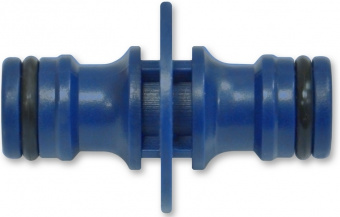 72-130 Двосторонній з'єднувач для шланга пластиковий, 3/4", 1/2", Verano | VERANO