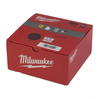 MILWAUKEE Круг шліфувальний 8 отв. , HL Ø125мм, зерно 60, (25шт) | 4932492192