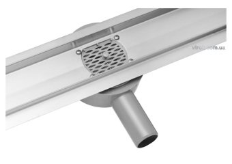 FALA Трап підлоговий зливний з нержавіючої сталі "ROTARY" ; 60x 4х 5 см, обертовий сифон  | 75346