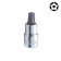 Головка с насадкой 5-гранной TOPTUL TORX T20 37мм 1/4" с отверстием BCNA0820