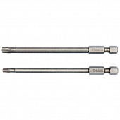YATO Набір насадок викруткових YATO : "TORX SECURITY" T20/T30, квадрат 1/4", L=100мм. 2 шт.  | YT-04