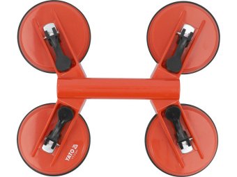 Присоска вакуумна YATO: 4 чашки Ø= 120 мм, m= 120 кг [10]