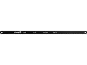 Полотно різальне до ножівки по металу VOREL 300х 12,6х 0,65 мм, 24 зуби/1", паков. 5 шт [10/200]