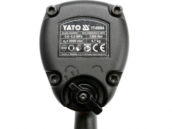 YATO Гайковерт ударний пневматичний YATO : квадрат 3/4", F=1300 Nm  | YT-09564