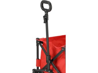 Візок присадибний розкладний на 4 колесах YATO з поворот дишлом,ємність- 82х 44х 28см, навант 100кг