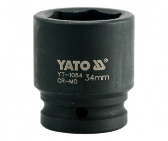 YATO Головка торцева ударна 6-гранна YATO : квадрат 3/4", М= 34 мм, L= 56 мм  | YT-1084