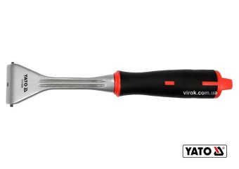 YATO Цикля-скребок з металевим корпусом і гумов. ручкою YATO: лезо- 52мм, l=260мм +викр. насадка PH2