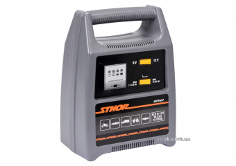 STHOR Зарядний пристрій акумул-ів 6-12 В ємність- 12-120 АГод, макс. струм- 8 А від мережі 230В  | 8