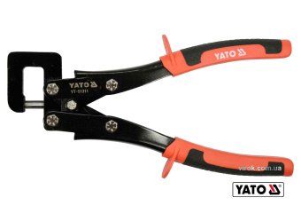 YATO Кліщі для з'єднання металевих профілів t≤ 0.8 мм YATO : L= 280 мм  | YT-51311