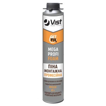 Піна монтажна Profi Mega, 850 мл, 65л Getfix | 12-474