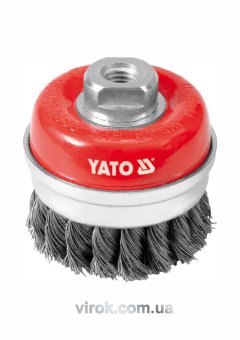 YATO Щітка - крацовка YATO *чашка* Ø=75мм  | YT-4768
