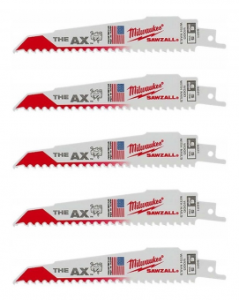 MILWAUKEE Полотно для шаб. пили AX FANG TIP , 150мм/ крок зуба 5,0мм,  | 48005021