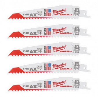 MILWAUKEE Полотно для шаб. пили AX FANG TIP , 300мм/ крок зуба 5,0мм,  | 48005027
