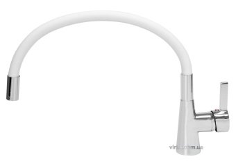 FALA Змішувач води "FLEXIBLE" для раковини з гнучкою білою лійкою  | 75706