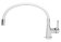 FALA Змішувач води "FLEXIBLE" для раковини з гнучкою білою лійкою  | 75706