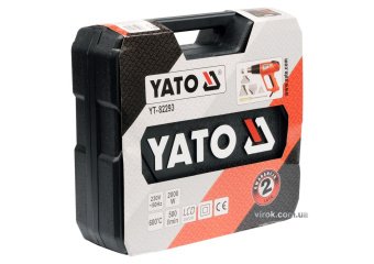 YATO Фен технич.2000Вт. в наборе 70~600°C YT-82293