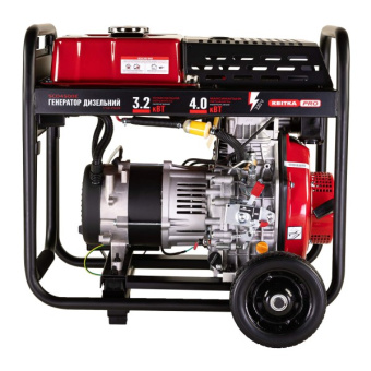 Дизельний генератор КВІТКА PRO SCD4500E + олива (4 кВт) (110-7009)