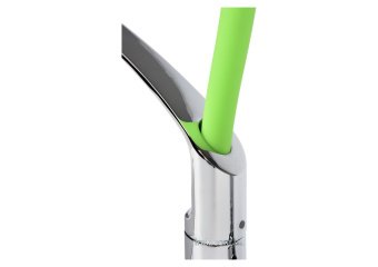 FALA Змішувач води "FLEXIBLE-2"для раковини з гнучкою зеленою лійкою, регулюв.потоку води,l=60 см(DW