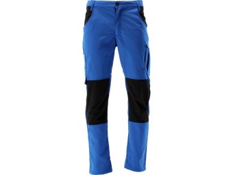 Штани робочі 4-WAY стреч SERWAL синьо-чорні YATO розм XL/ 92-98 см, ріст- 178-188 см, 11 кишень [10]