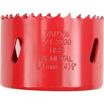 YATO Пила кільцева BI-METAL YATO : HSS M3, Ø= 57 мм  | YT-3327