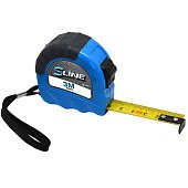 Рулетка, прогумований корпус, з фіксатором, 5м/25мм S-line | 15-115