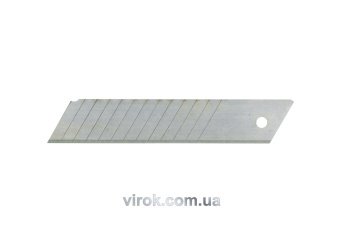 VOREL Леза відломні : W= 9 мм, Набір 5 Шт/Уп.  | 76210