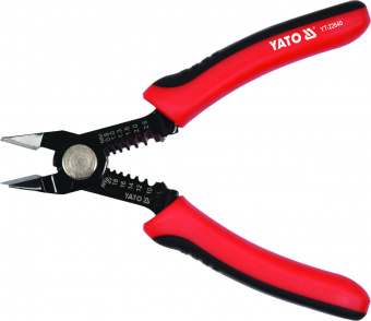 YATO Бокорізи для електропровідників YATO, L=140 мм, зі знімачем ізоляції Ø= 0,8-2.6 мм²  | YT-22640