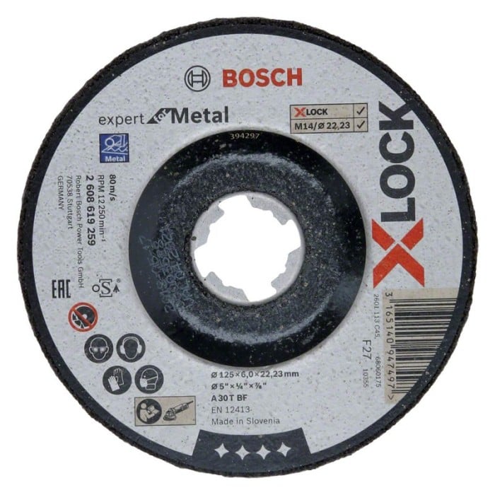 Круг зач. 125х6,0 мм Expert X-LOCK, Bosch