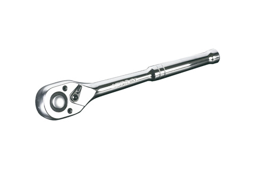 Ключ-трещотка с металлической ручкой CrV 1/4 (72T) APRO