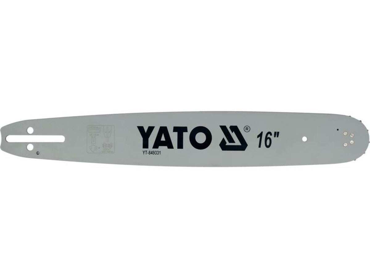 YATO Шина напрямна ланцюгової пили YATO l= 16"/ 40 см (66 ланок) для ланцюгів YT-849451  | YT-849331
