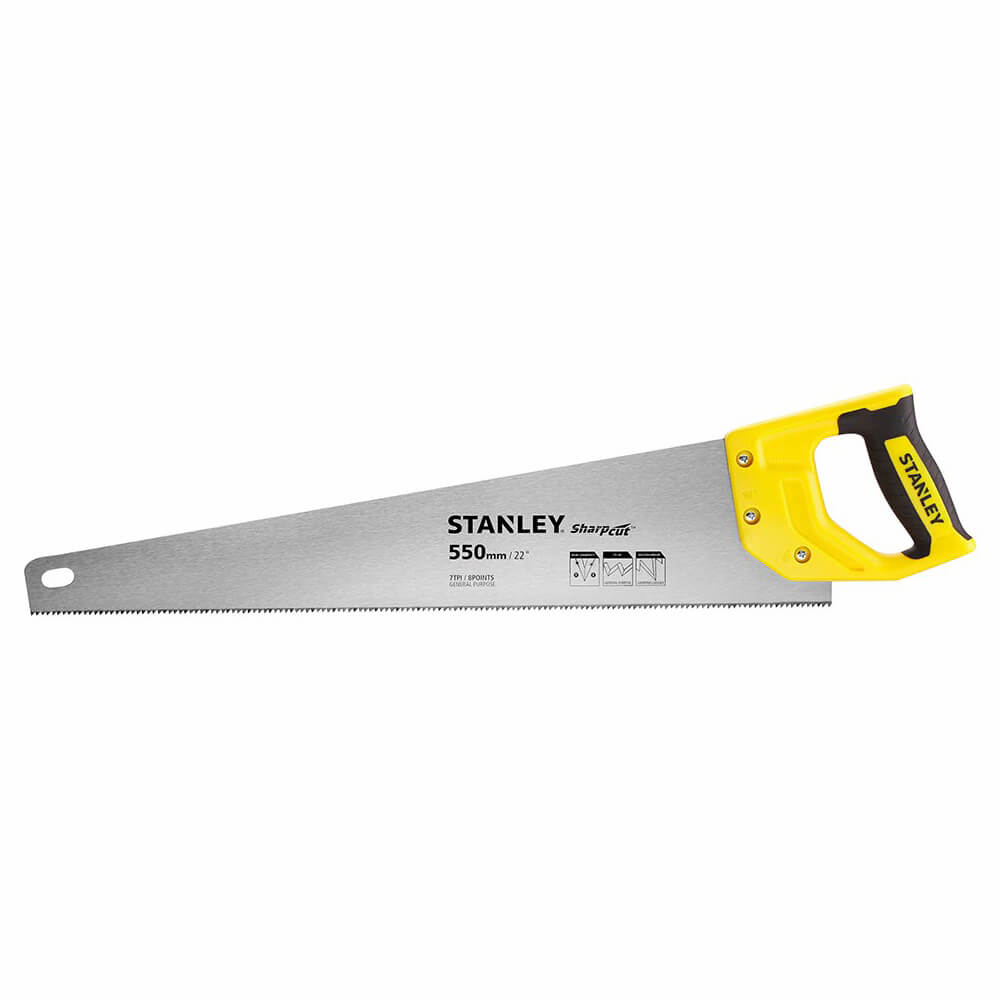 Ножівка STANLEY "SHARPCUT ™" із загартованими зубами, L=550мм, 7 tpi. | STHT20368-1