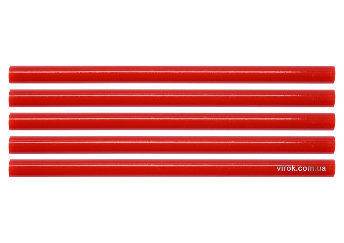 YATO Стержні клейові YATO Ø=11,2 х 200 мм, червоні .уп. 5 шт.  | YT-82434