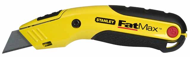 STANLEY 0-10-780 Нож 19мм трапеция 170мм фиксированное лезвие, диспенсер для лезвий серия FatMax ®
