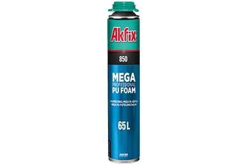 Пена профессиональная Akfix 850 850ml 1000грм MEGA (всесезонная)