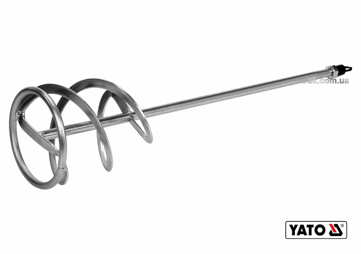 YATO Міксер спіральний подвійний для буд. сумішей оцинкований YATO: Ø135 x 600 мм, M14, max 20-30 кг