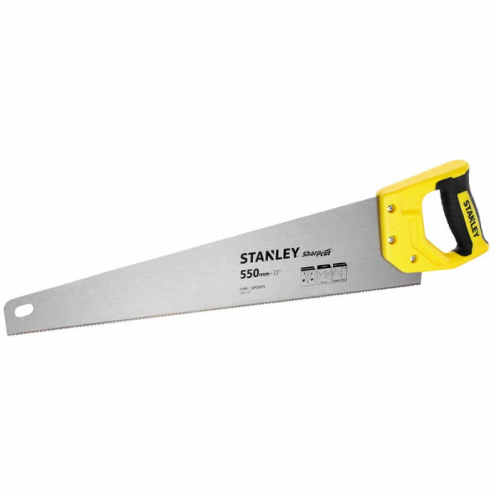 Ножівка STANLEY "SHARPCUT ™" із загартованими зубами, L=550мм, 11 tpi. | STHT20372-1