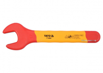 YATO Ключ ріжковий YATO : М17 мм, ізольований корпус VDE до 1000V  | YT-20961