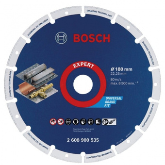 Диск алмазний Bosch Expert Diamond Metal Wheel (180x22.23 мм) (2608900535)