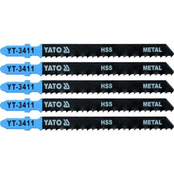 YATO Полотно для електролобзика(метал) YATO : 8TPI, L= 100 мм, Уп. 5 Шт.  | YT-3411
